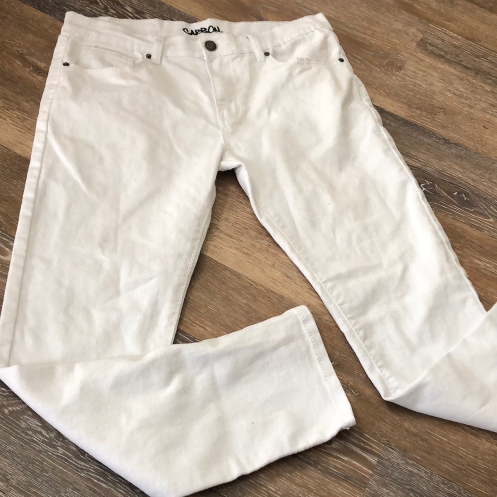 Carbon white jeans 34 x 30 skinny style